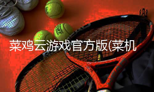 菜鸡云游戏官方版(菜机)下载