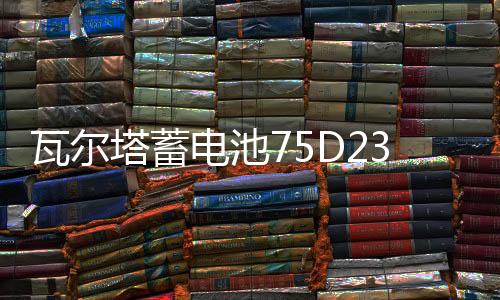 瓦尔塔蓄电池75D23L/65AH/550A/奇骏天籁/翼神雅阁森林人汽车电瓶下载