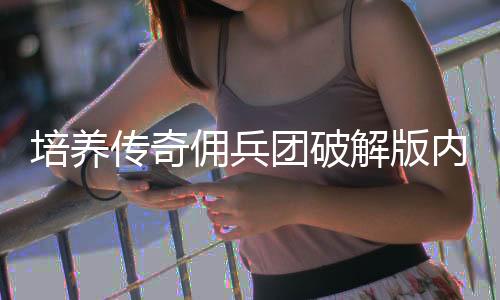 培养传奇佣兵团破解版内置菜单下载