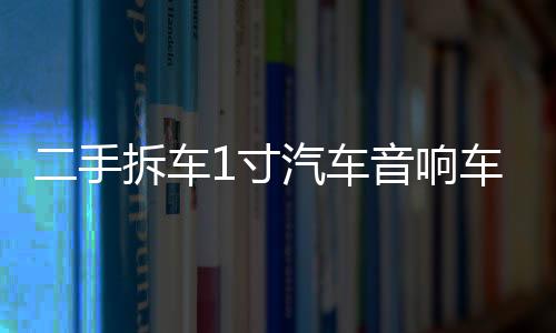 二手拆车1寸汽车音响车载高频钛膜高音喇叭小高音仔高音头改装下载