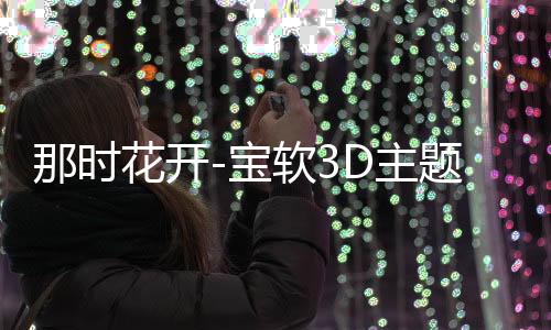 那时花开-宝软3D主题下载